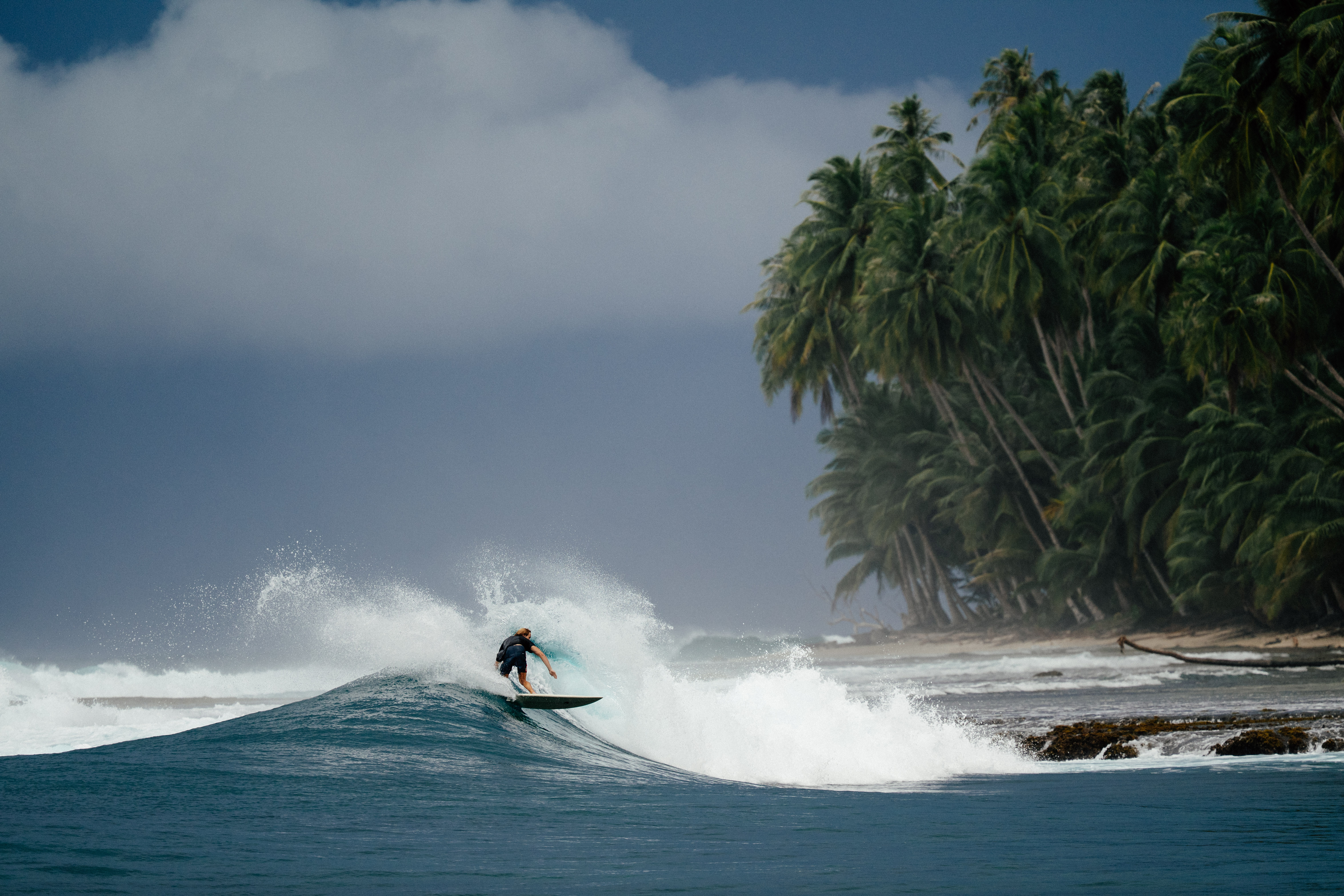 Charlie on a wave at Outer Monkeys