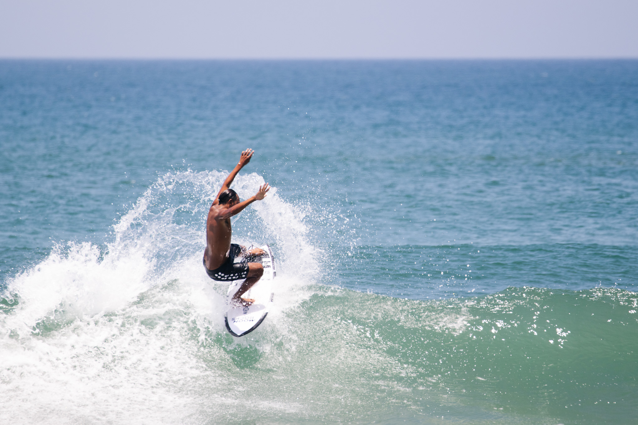a friend surfing